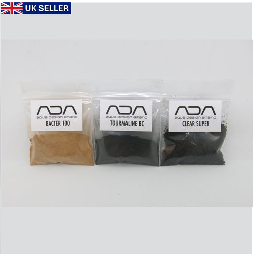 ADA Substrate Additives Kit - Tourmaline BC, Clear Super, Bacter 100